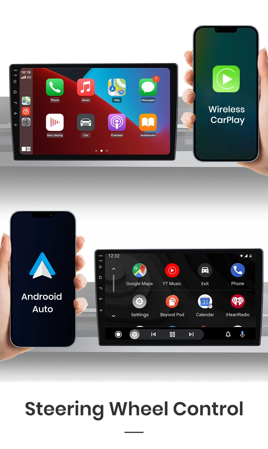 Junsun Qualcomm 8-Core 360 Camera Wireless CarPlay Android Auto Car Radio for Toyota Corolla Verso 2004-2009 GPS