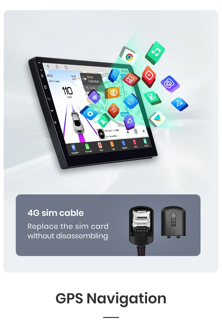Junsun Qualcomm 8-Core 360 Camera Wireless CarPlay Android Auto Car Radio for Toyota Corolla Verso 2004-2009 GPS
