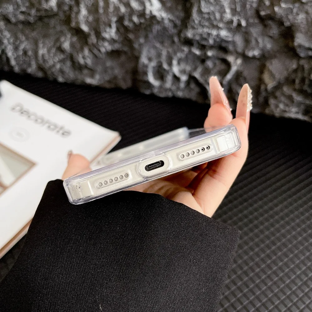 Transparent Original Magnetic Phone Case for Apple IPhone 18 17 16 15 14 Plus 13 12 Mini 11 Pro XS Max for Magsafe Clear Cover