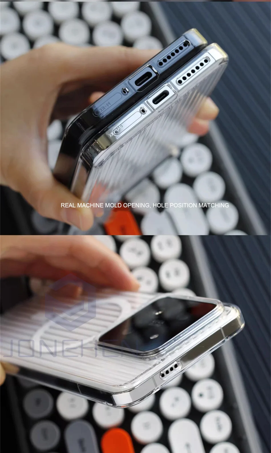 Luxury Corrugated Pattern Magnetic Wireless Matte Case For Magsafe For Xiaomi 13 Pro 14 15 Ultra Redmi K60 K70 Clear Cover