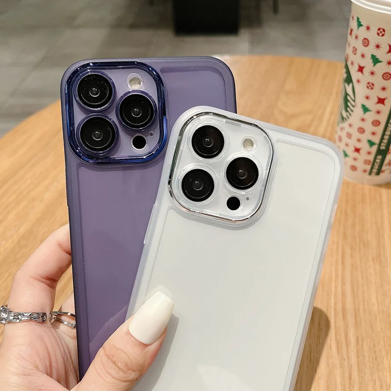 Len Camera Protector Silicone Case For Xiaomi Mi 11 12 Lite 11T Mi13 13 Pro Lite Transparent Cover On pocox3 x4 nfc x5 m2 m3pro