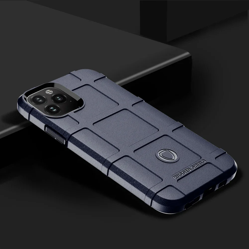Shockproof Rugged Shield Matte Rubber Case for iPhone 18 15 14 13 12 11 16 17 Pro Max IPhone18 Dropproof Military Armor Cover