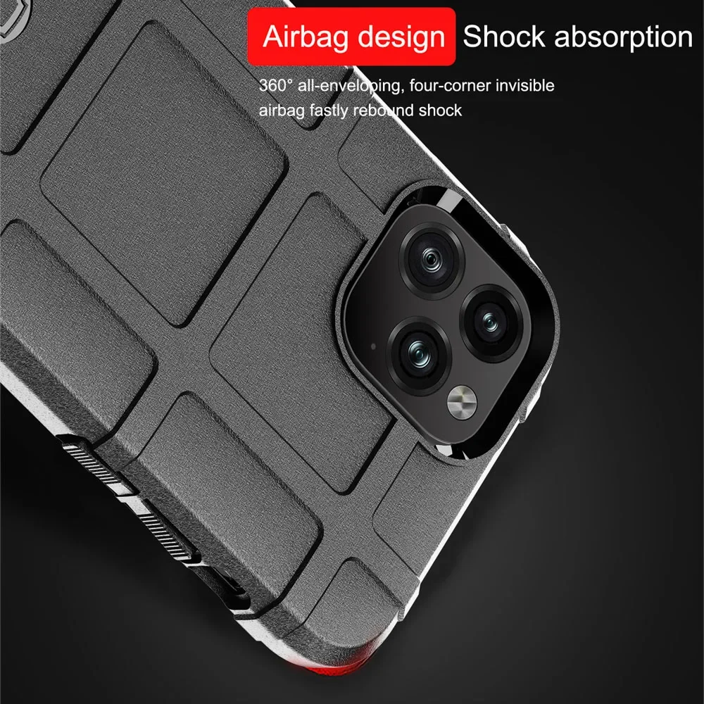 Shockproof Rugged Shield Matte Rubber Case for iPhone 18 15 14 13 12 11 16 17 Pro Max IPhone18 Dropproof Military Armor Cover