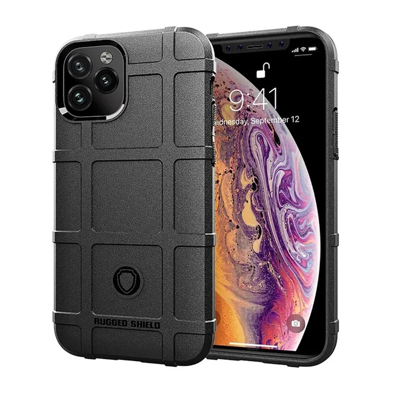 Shockproof Rugged Shield Matte Rubber Case for iPhone 18 15 14 13 12 11 16 17 Pro Max IPhone18 Dropproof Military Armor Cover
