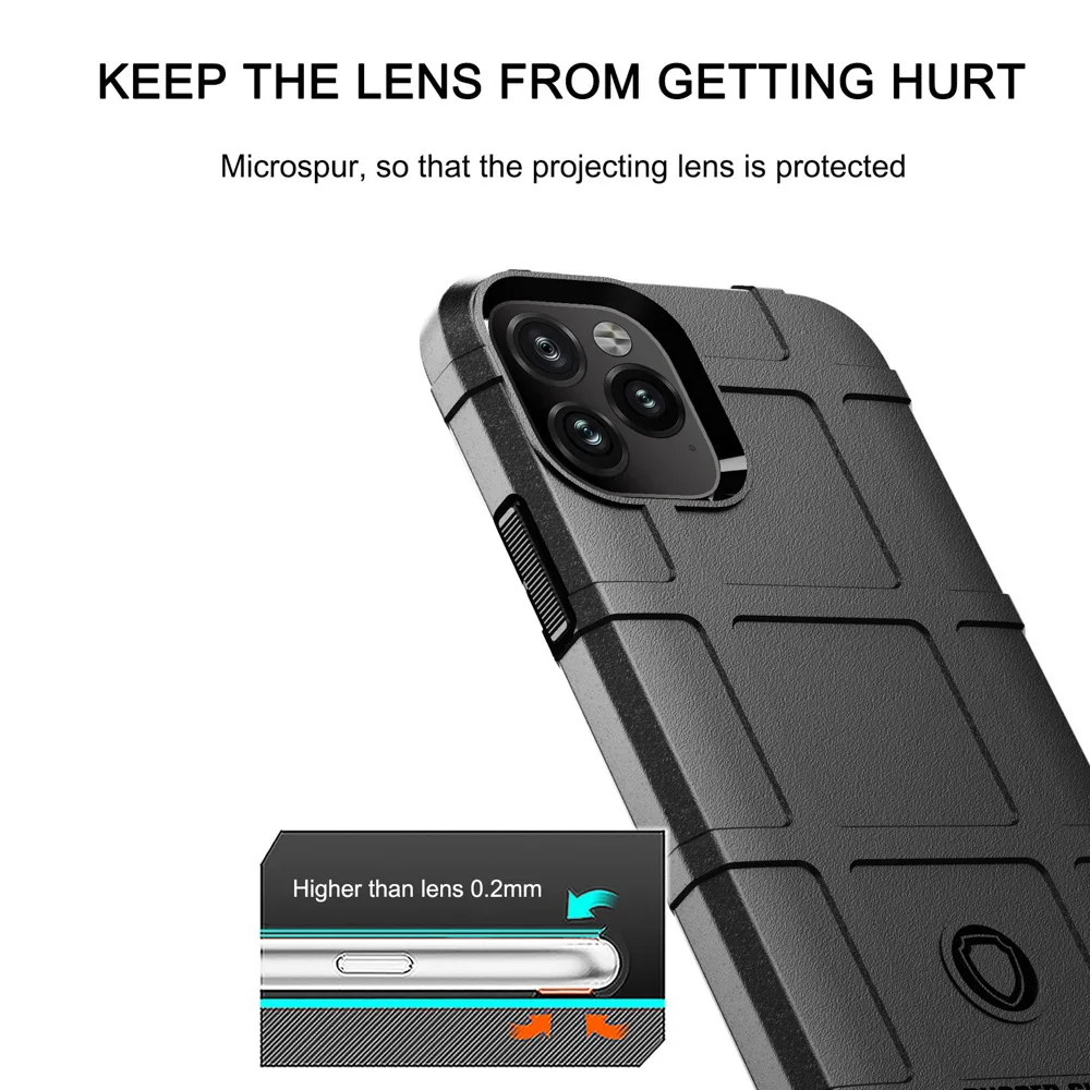 Shockproof Rugged Shield Matte Rubber Case for iPhone 18 15 14 13 12 11 16 17 Pro Max IPhone18 Dropproof Military Armor Cover