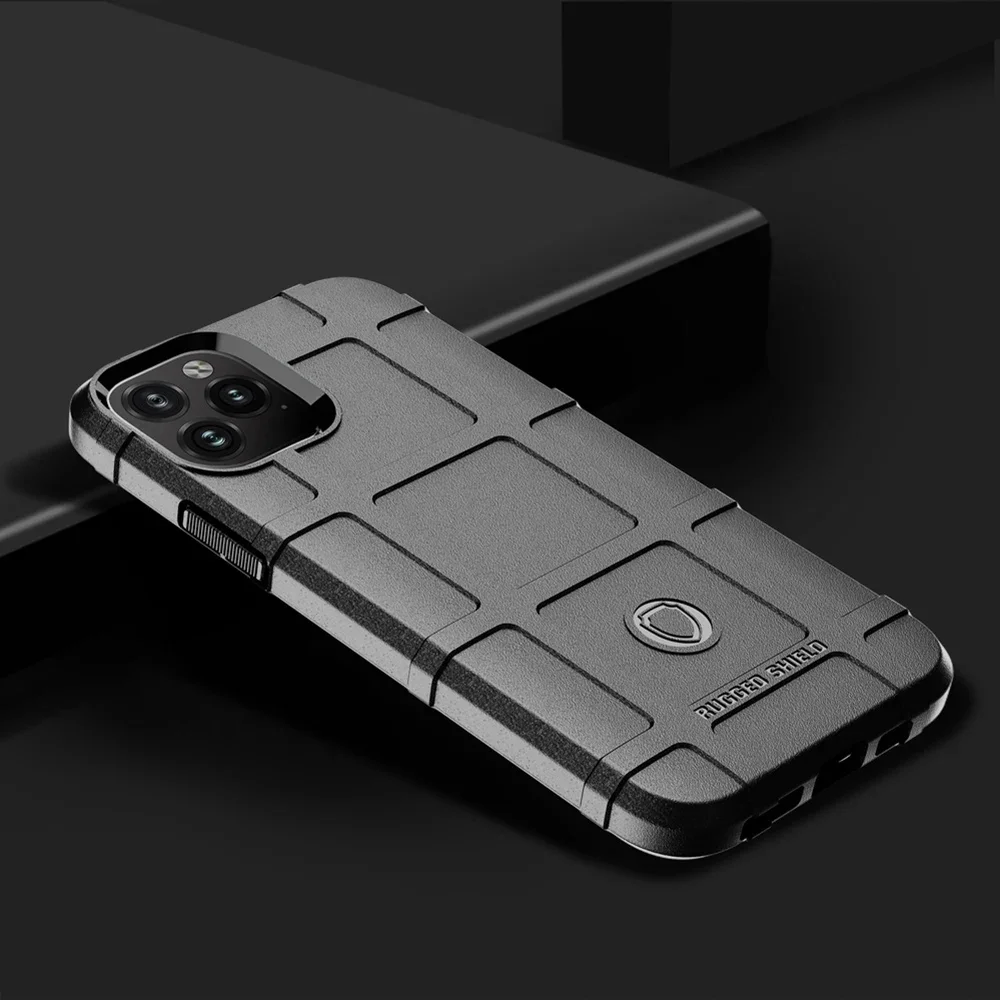 Shockproof Rugged Shield Matte Rubber Case for iPhone 18 15 14 13 12 11 16 17 Pro Max IPhone18 Dropproof Military Armor Cover