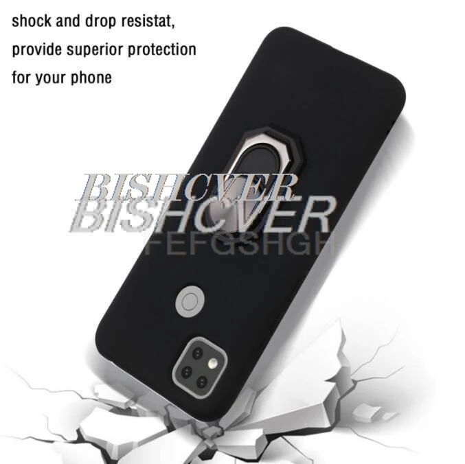 Shockproof Ring Holder For Unihertz 8849 TANK 3 Pro 6.79" Unihertz 8849 Tank3 Case Soft Silicone TPU Protective Holder Cover