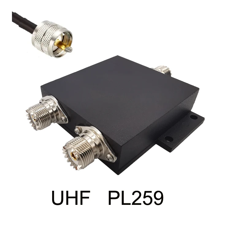 PLOSON PL-SU2 AIS VHF 2 Ways Antennas Power Splitter 136-174MHz 100W VHF AIS Antenna Splitter Divider for Ship Marine System