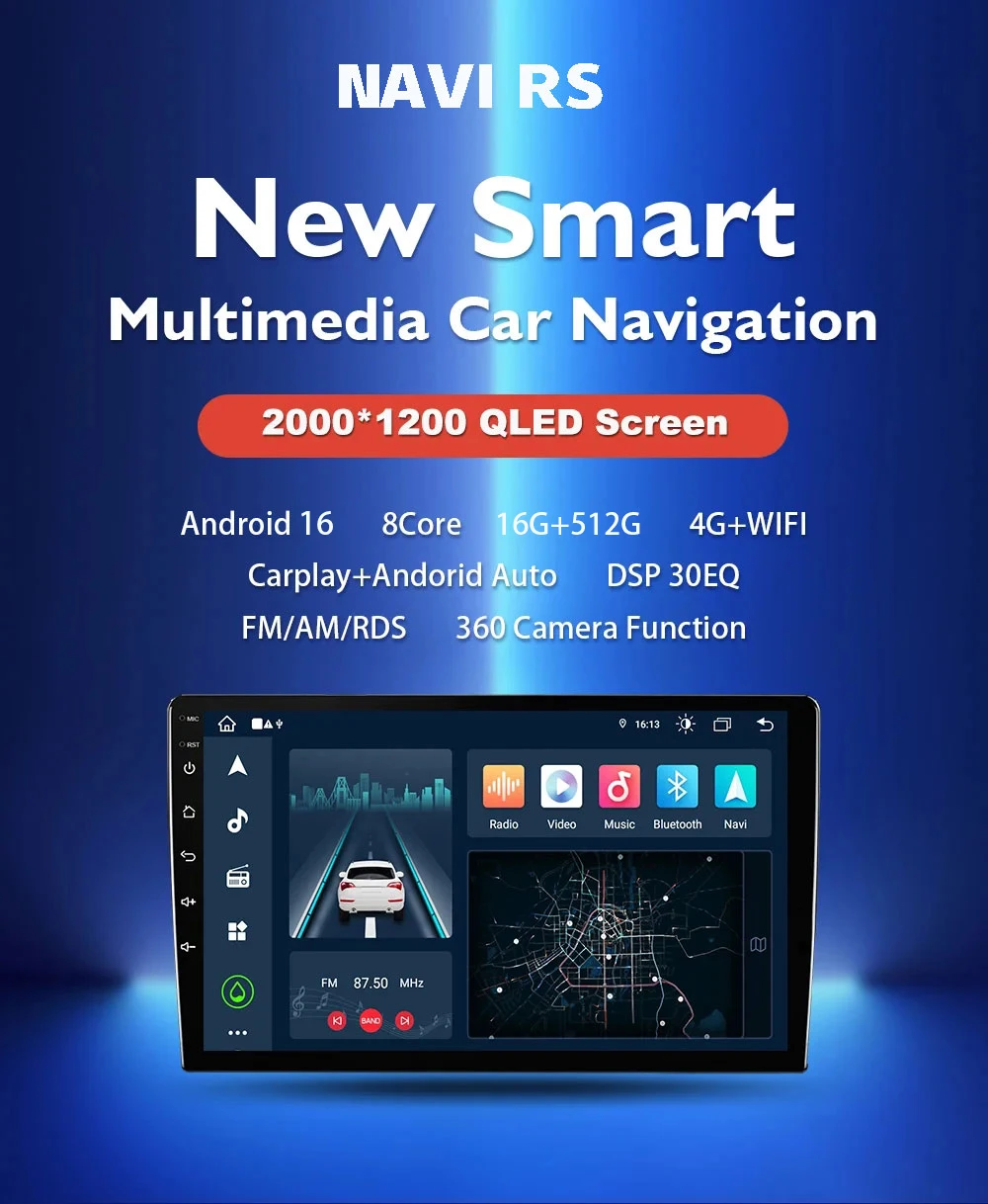 Android 16 Carplay Car Radio For Mitsubishi Pajero Sport 3 L200 5 Triton 3 2015-2019 Multimedia Video Player GPS Stereo 2Din DVD