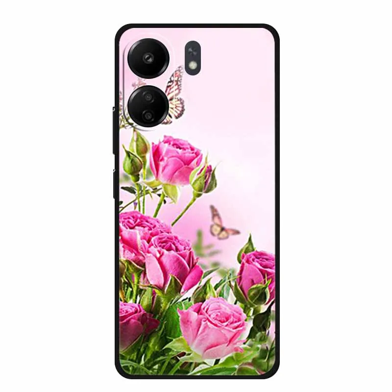 For Redmi 13C 4G Case Fashion Soft Silicone TPU Phone Cases For Xiaomi Redmi13C 13 C Back Cover Coque Fundas Protector Shell