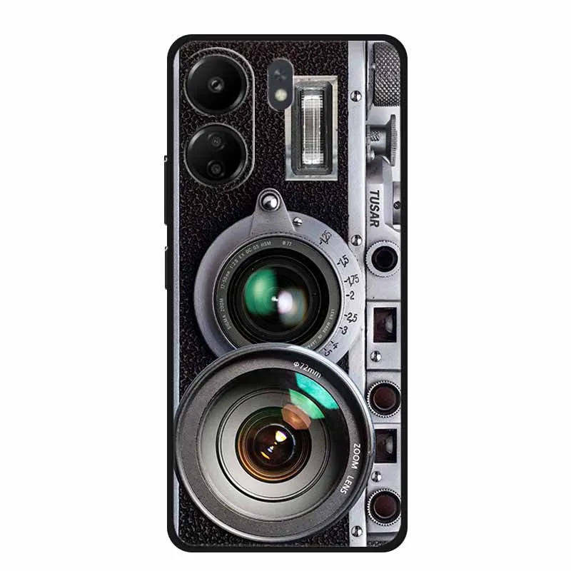 For Redmi 13C 4G Case Fashion Soft Silicone TPU Phone Cases For Xiaomi Redmi13C 13 C Back Cover Coque Fundas Protector Shell