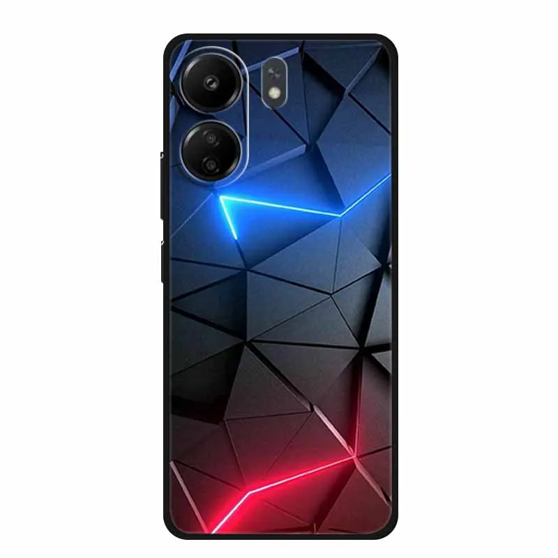 For Redmi 13C 4G Case Fashion Soft Silicone TPU Phone Cases For Xiaomi Redmi13C 13 C Back Cover Coque Fundas Protector Shell