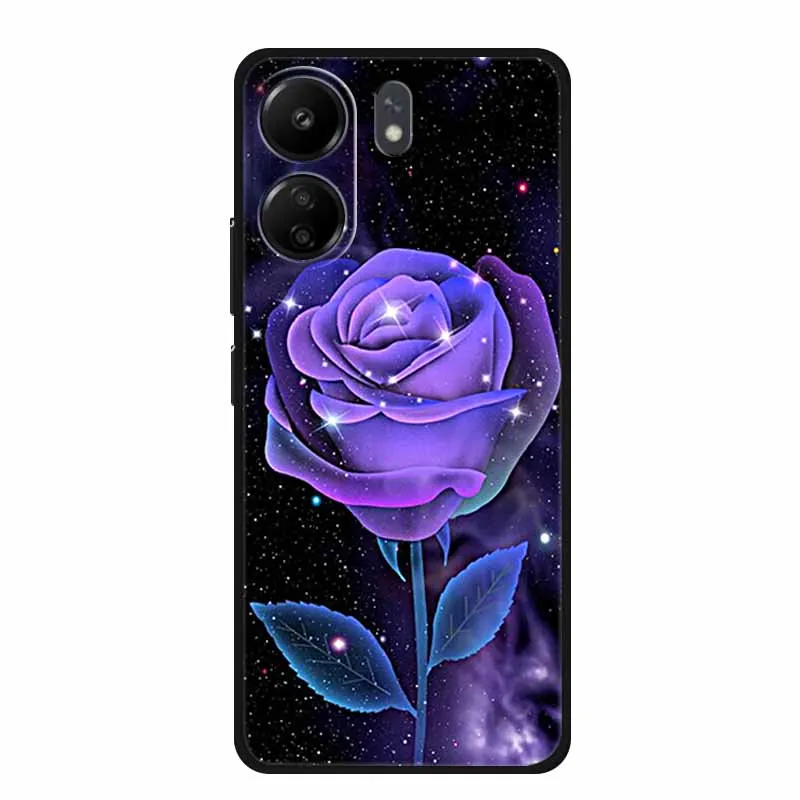 For Redmi 13C 4G Case Fashion Soft Silicone TPU Phone Cases For Xiaomi Redmi13C 13 C Back Cover Coque Fundas Protector Shell