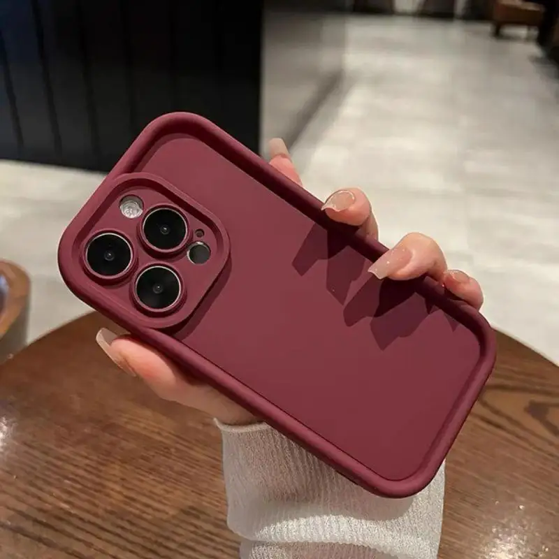 Phone Case For OPPO Reno 11 10 5G 6 8 10 Pro 7 4G 4 5 6 Lite A38 A78 A98 A57 A77 A77S Cover Plain Matte Silicone Solid Color