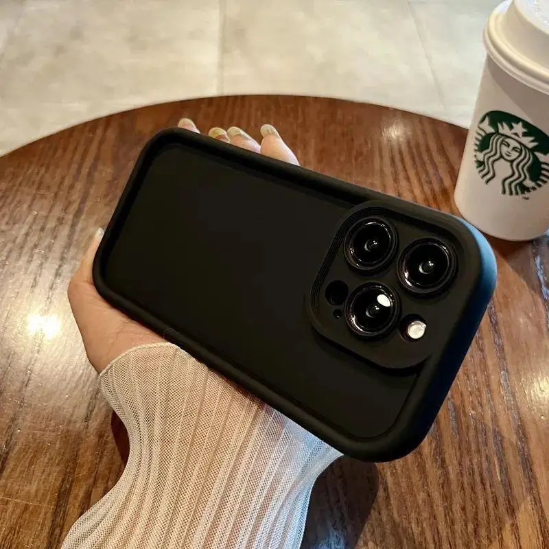 Phone Case For OPPO Reno 11 10 5G 6 8 10 Pro 7 4G 4 5 6 Lite A38 A78 A98 A57 A77 A77S Cover Plain Matte Silicone Solid Color