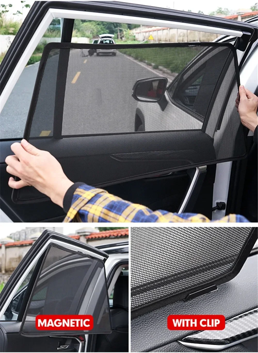 Custom Magnetic Car Window Sunshade For BYD Song Plus 2021 2022 2023 2024 2025 2026 Seal U EV Curtain Mesh Front Windshield
