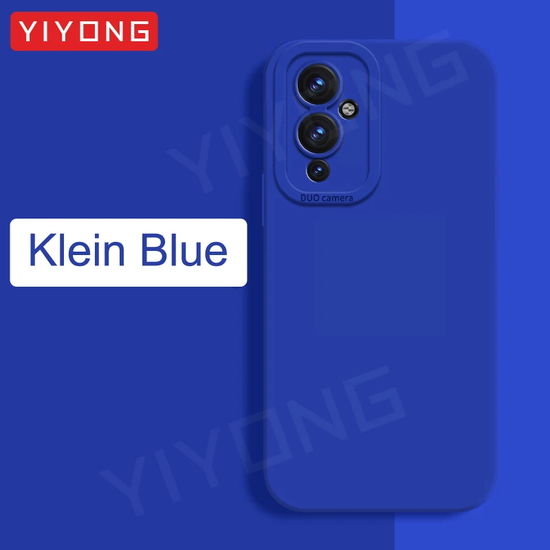 For OnePlus9 Case YIYONG Square Liquid Silicone Soft Cover For OnePlus 9 Pro One Plus 9 R RT 9R 9RT OnePlus9R OnePlus9RT Cases