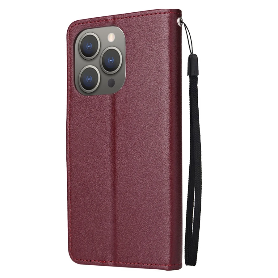Wallet Card Slot Photo Frame Kickstand Magnetic Flip Leather Case For iPhone 15 Pro Max 14 Plus 13 12 11 XS XR SE 2022 8 7 Cover