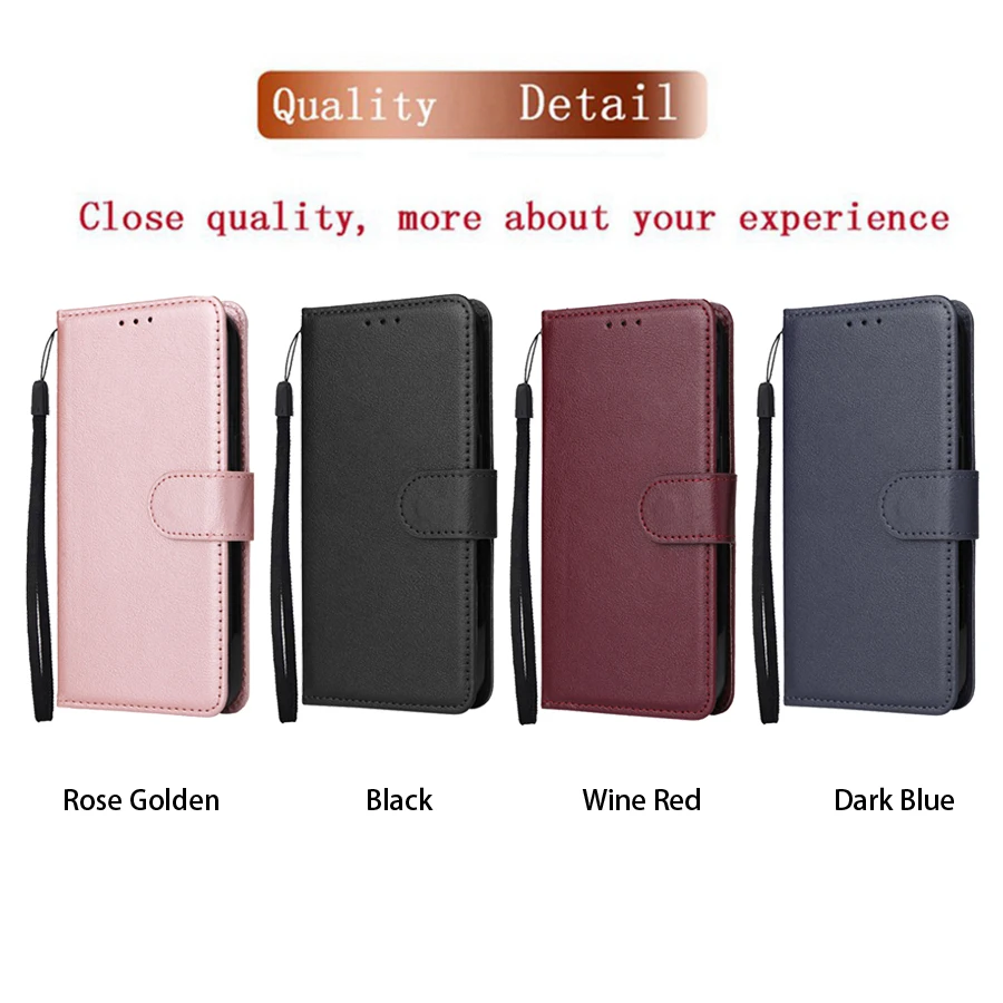 Wallet Card Slot Photo Frame Kickstand Magnetic Flip Leather Case For iPhone 15 Pro Max 14 Plus 13 12 11 XS XR SE 2022 8 7 Cover