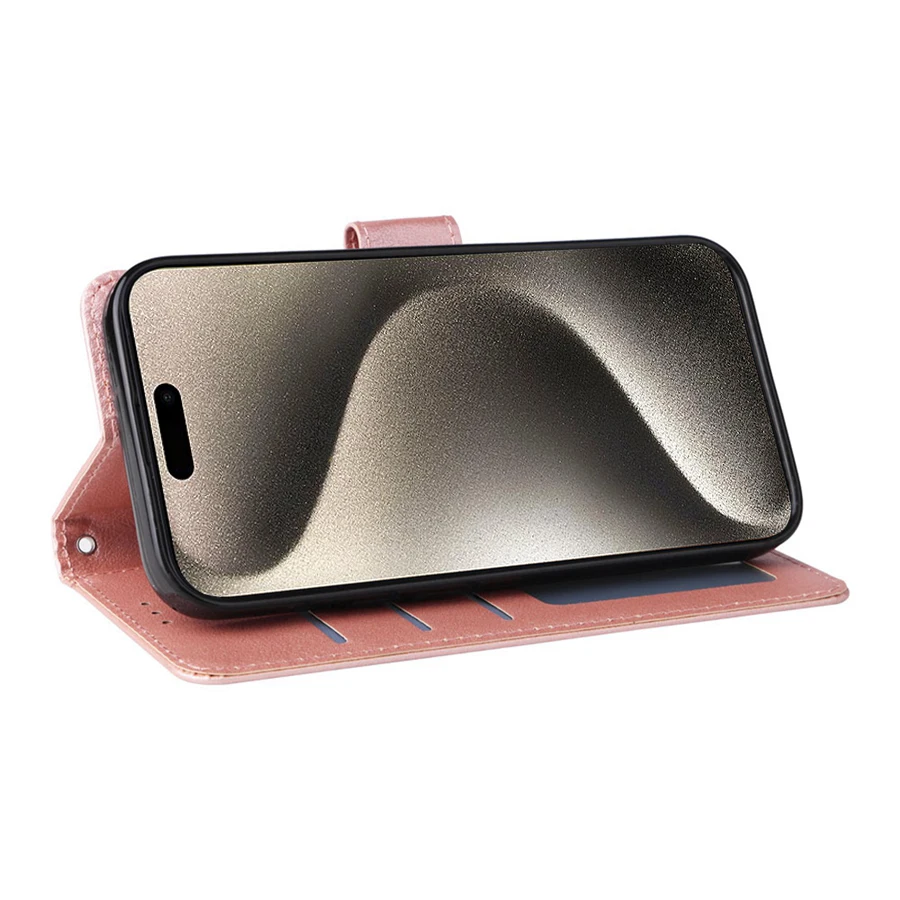 Wallet Card Slot Photo Frame Kickstand Magnetic Flip Leather Case For iPhone 15 Pro Max 14 Plus 13 12 11 XS XR SE 2022 8 7 Cover