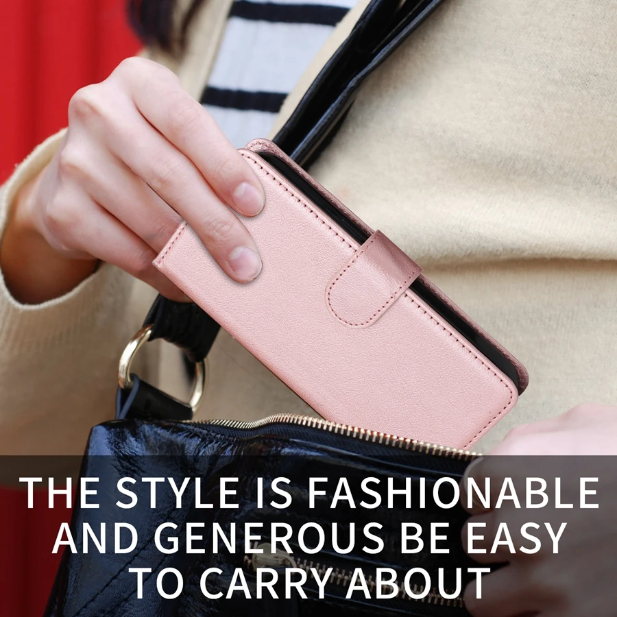 Wallet Card Slot Photo Frame Kickstand Magnetic Flip Leather Case For iPhone 15 Pro Max 14 Plus 13 12 11 XS XR SE 2022 8 7 Cover