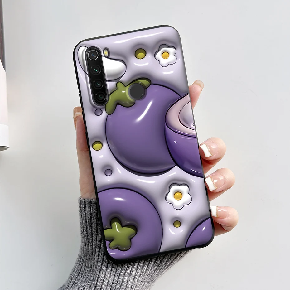 Protective Cover Capa For Xiaomi Redmi Note 8 2019 2021 Soft Silicone Covers Shells For Xiaomi Redmi Note 8T Mobilie Phone Cases