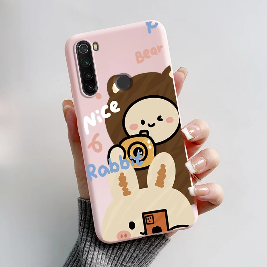 Protective Cover Capa For Xiaomi Redmi Note 8 2019 2021 Soft Silicone Covers Shells For Xiaomi Redmi Note 8T Mobilie Phone Cases