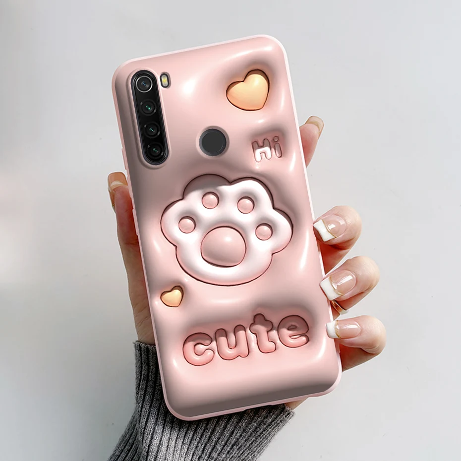 Protective Cover Capa For Xiaomi Redmi Note 8 2019 2021 Soft Silicone Covers Shells For Xiaomi Redmi Note 8T Mobilie Phone Cases