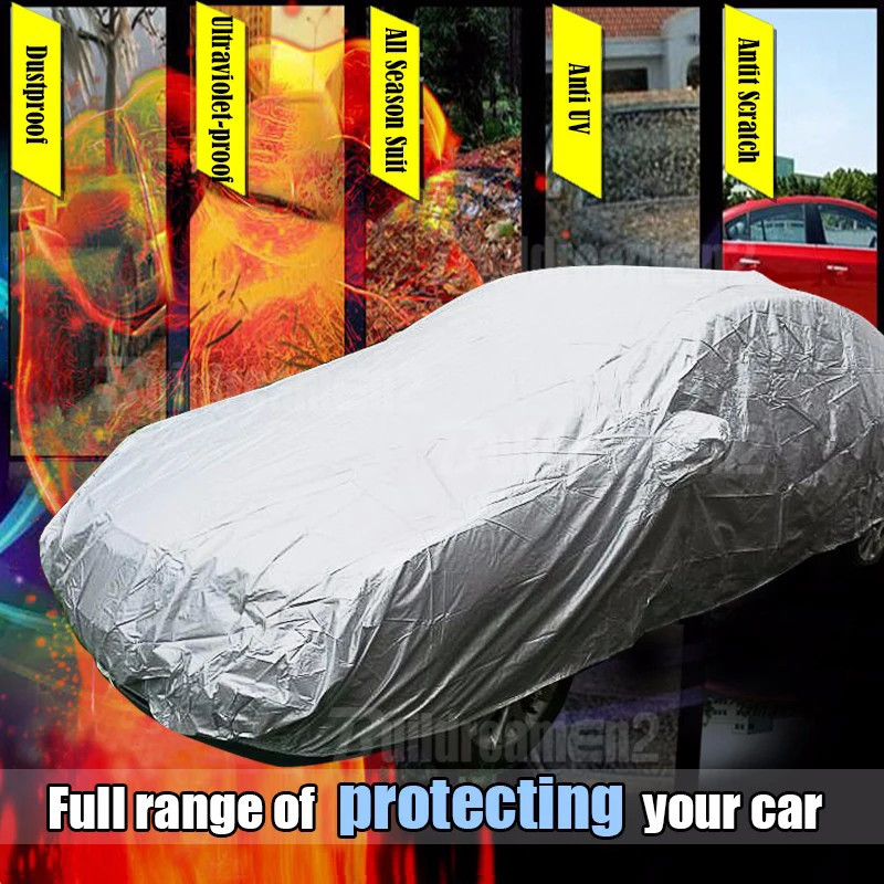 Full Car Cover Auto Anti-UV Sun Snow Rain Ice Wind Dust Resistant Cover For Suzuki SX4 Celerio Ignis Dzire Baleno Ertiga