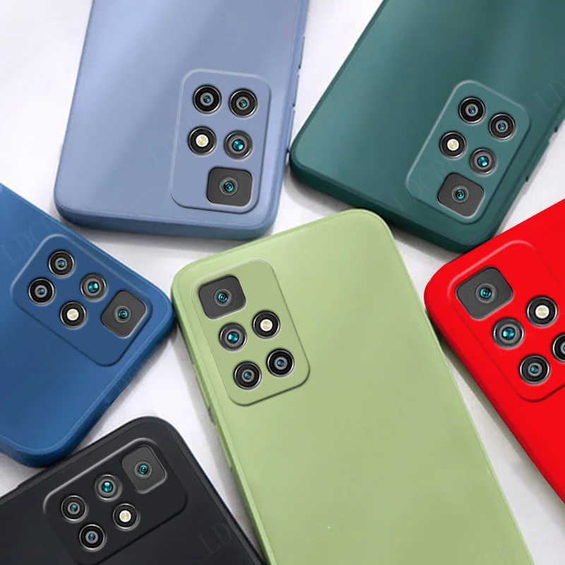 For Cover Xiaomi Redmi 10 Case For Redmi 10 Capas Phone Case Armor Bumper Back Shockproof Soft TPU Case For Redmi 10 Fundas 6.5"