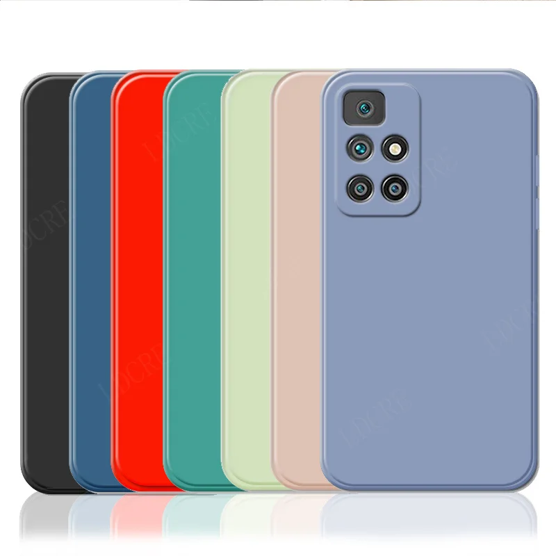 For Cover Xiaomi Redmi 10 Case For Redmi 10 Capas Phone Case Armor Bumper Back Shockproof Soft TPU Case For Redmi 10 Fundas 6.5"