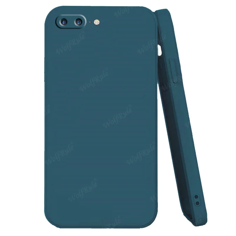 For iPhone 8 Plus Case Cover Apple iPhone 7 8 6 6S Plus Capas Bumper Original Liquid Silicone TPU Soft Cover For iPhone 8 Plus