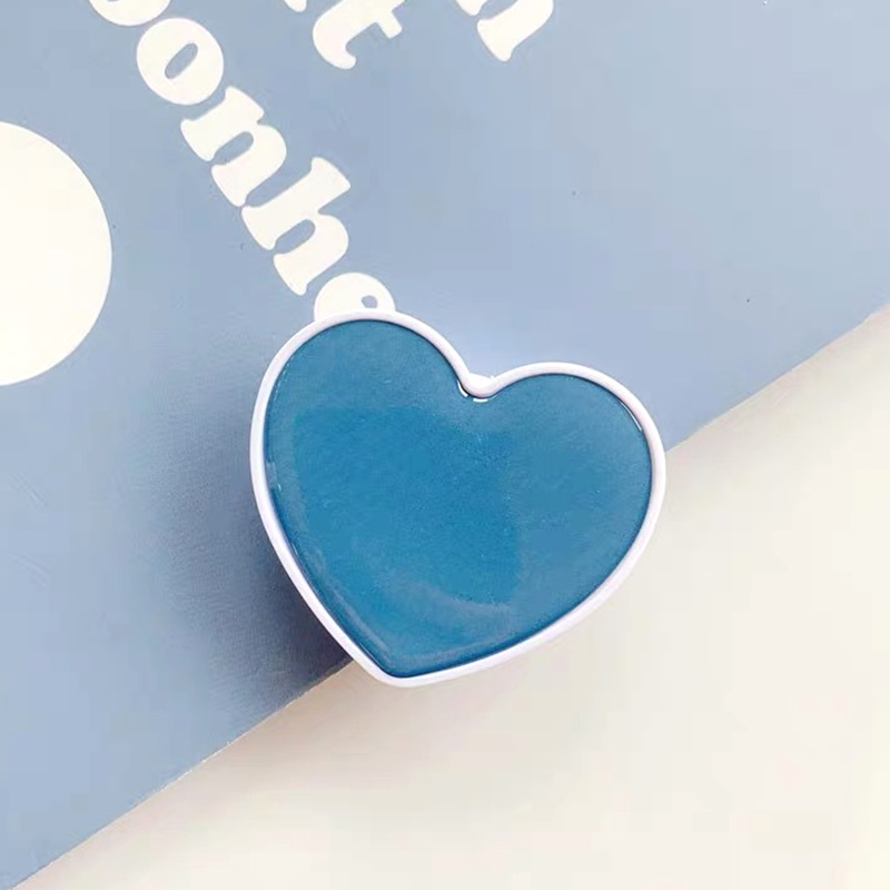 Universal Heart Shaped Phone Socket Holder Finger Grip Bracket Support Telephone for IPhone 15 14 13 Samsung Pocket Socket Stand