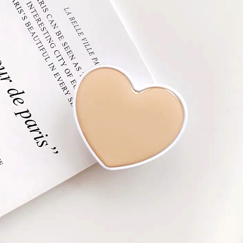 Universal Heart Shaped Phone Socket Holder Finger Grip Bracket Support Telephone for IPhone 15 14 13 Samsung Pocket Socket Stand
