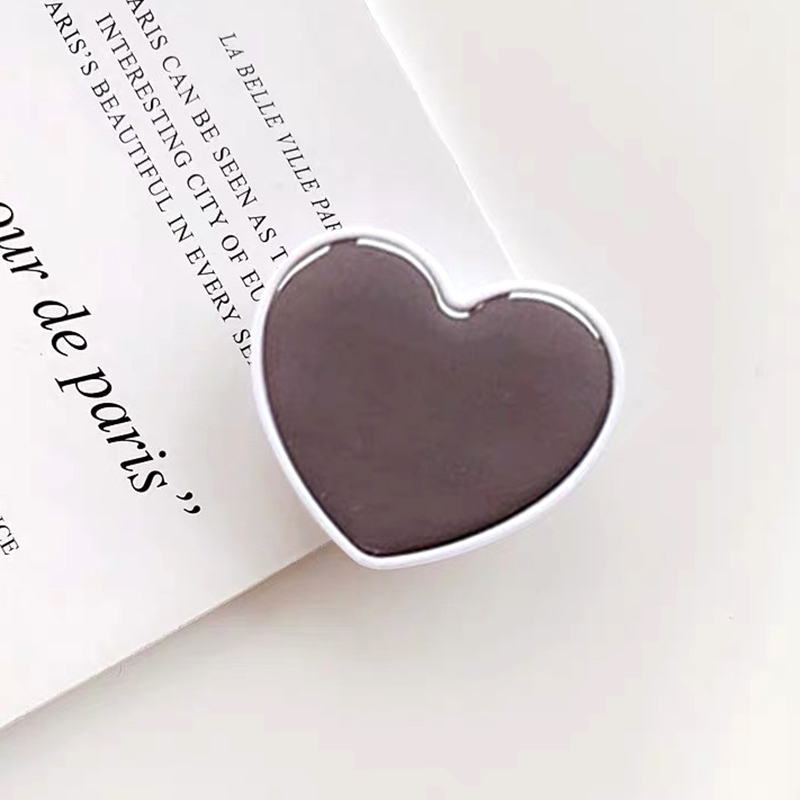 Universal Heart Shaped Phone Socket Holder Finger Grip Bracket Support Telephone for IPhone 15 14 13 Samsung Pocket Socket Stand
