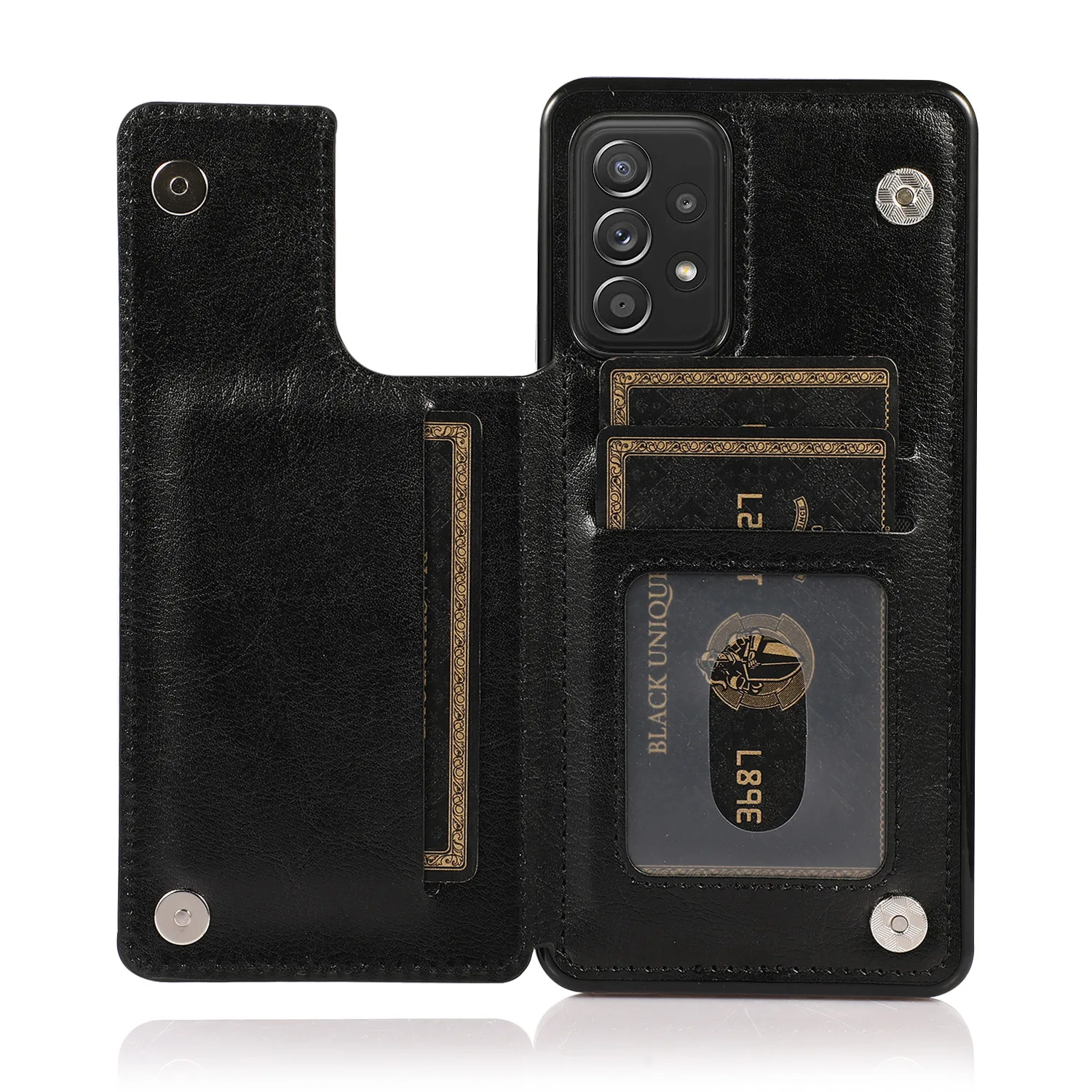 Flip Leather Wallet Case for Samsung Galaxy S21 S20 S23 FE S22 S24 Plus Note 20 Ultra A52S A52 A53 A54 A73 A72 Card Holder Cover