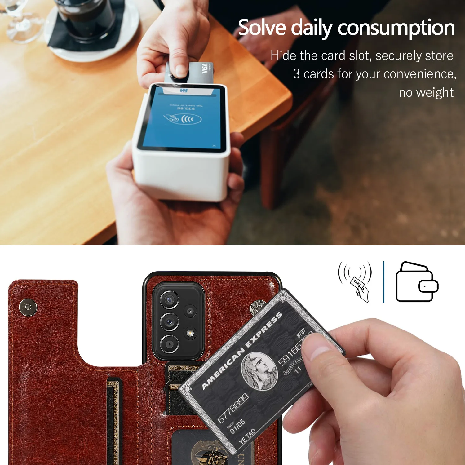 Flip Leather Wallet Case for Samsung Galaxy S21 S20 S23 FE S22 S24 Plus Note 20 Ultra A52S A52 A53 A54 A73 A72 Card Holder Cover