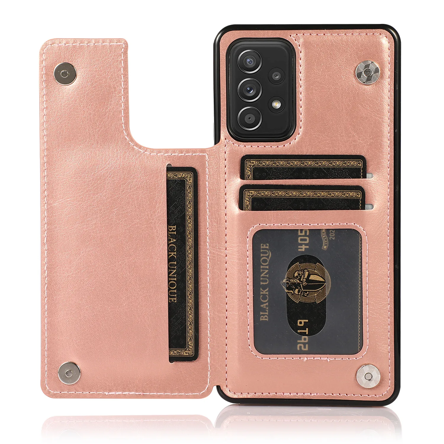 Flip Leather Wallet Case for Samsung Galaxy S21 S20 S23 FE S22 S24 Plus Note 20 Ultra A52S A52 A53 A54 A73 A72 Card Holder Cover