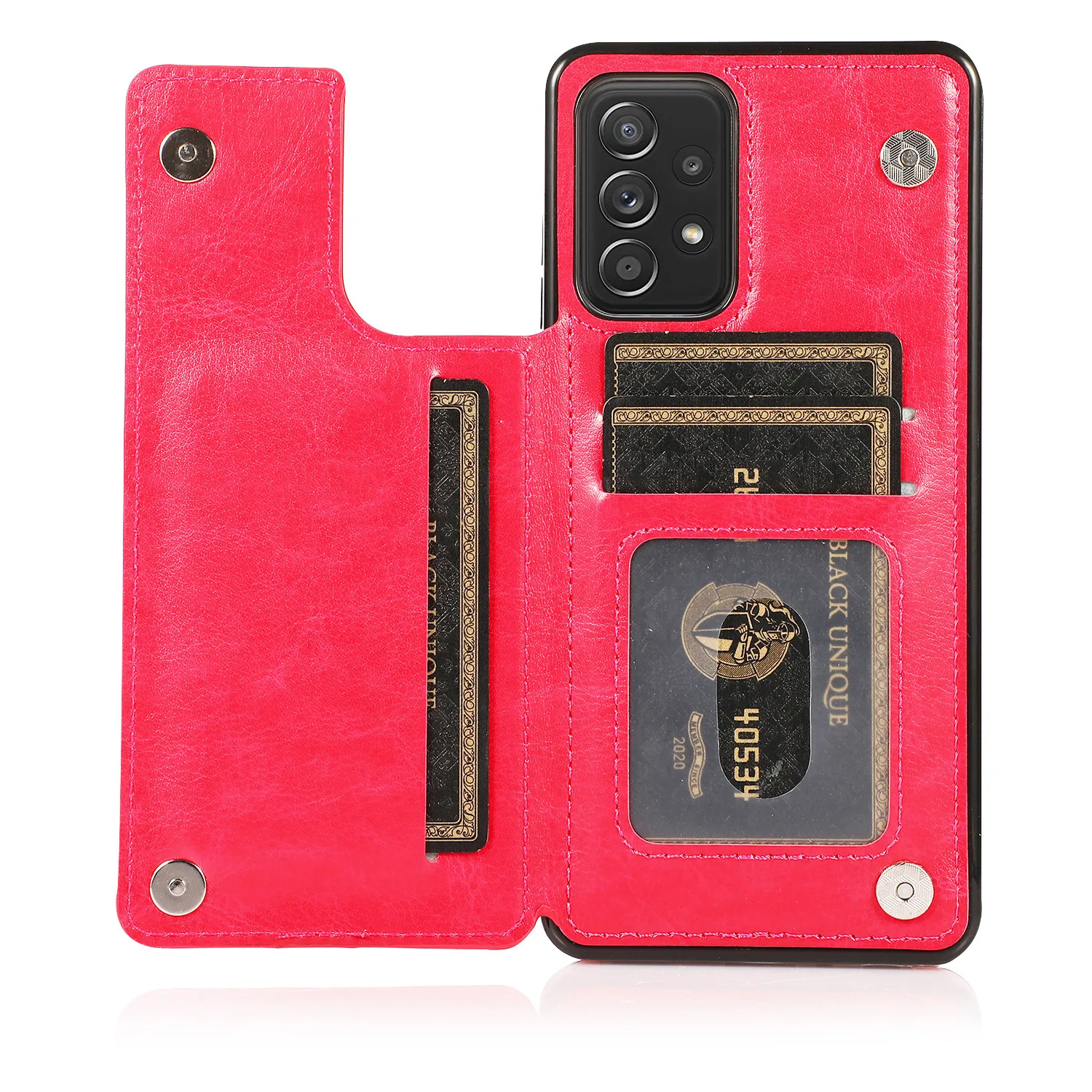 Flip Leather Wallet Case for Samsung Galaxy S21 S20 S23 FE S22 S24 Plus Note 20 Ultra A52S A52 A53 A54 A73 A72 Card Holder Cover