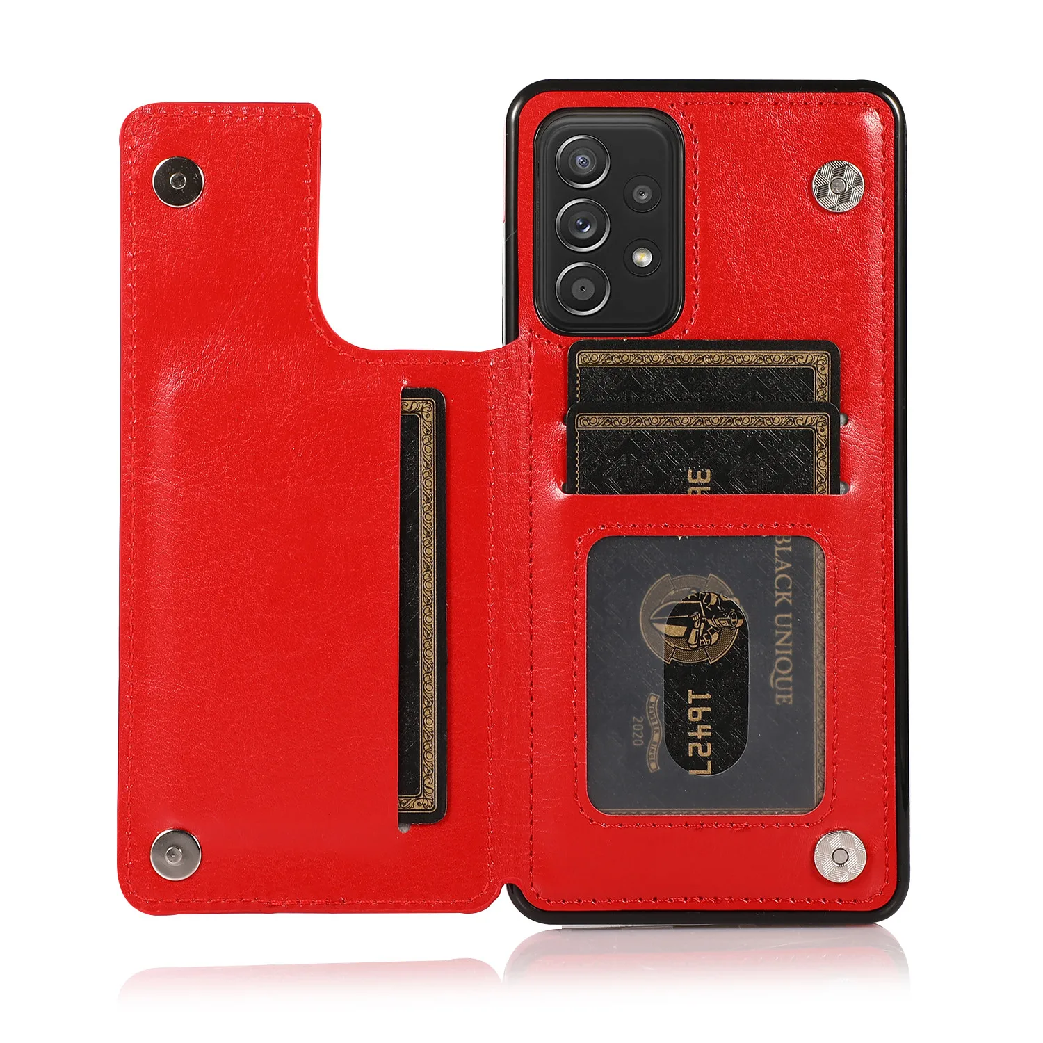 Flip Leather Wallet Case for Samsung Galaxy S21 S20 S23 FE S22 S24 Plus Note 20 Ultra A52S A52 A53 A54 A73 A72 Card Holder Cover