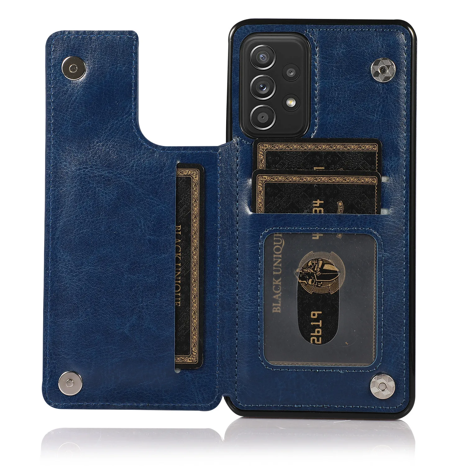 Flip Leather Wallet Case for Samsung Galaxy S21 S20 S23 FE S22 S24 Plus Note 20 Ultra A52S A52 A53 A54 A73 A72 Card Holder Cover