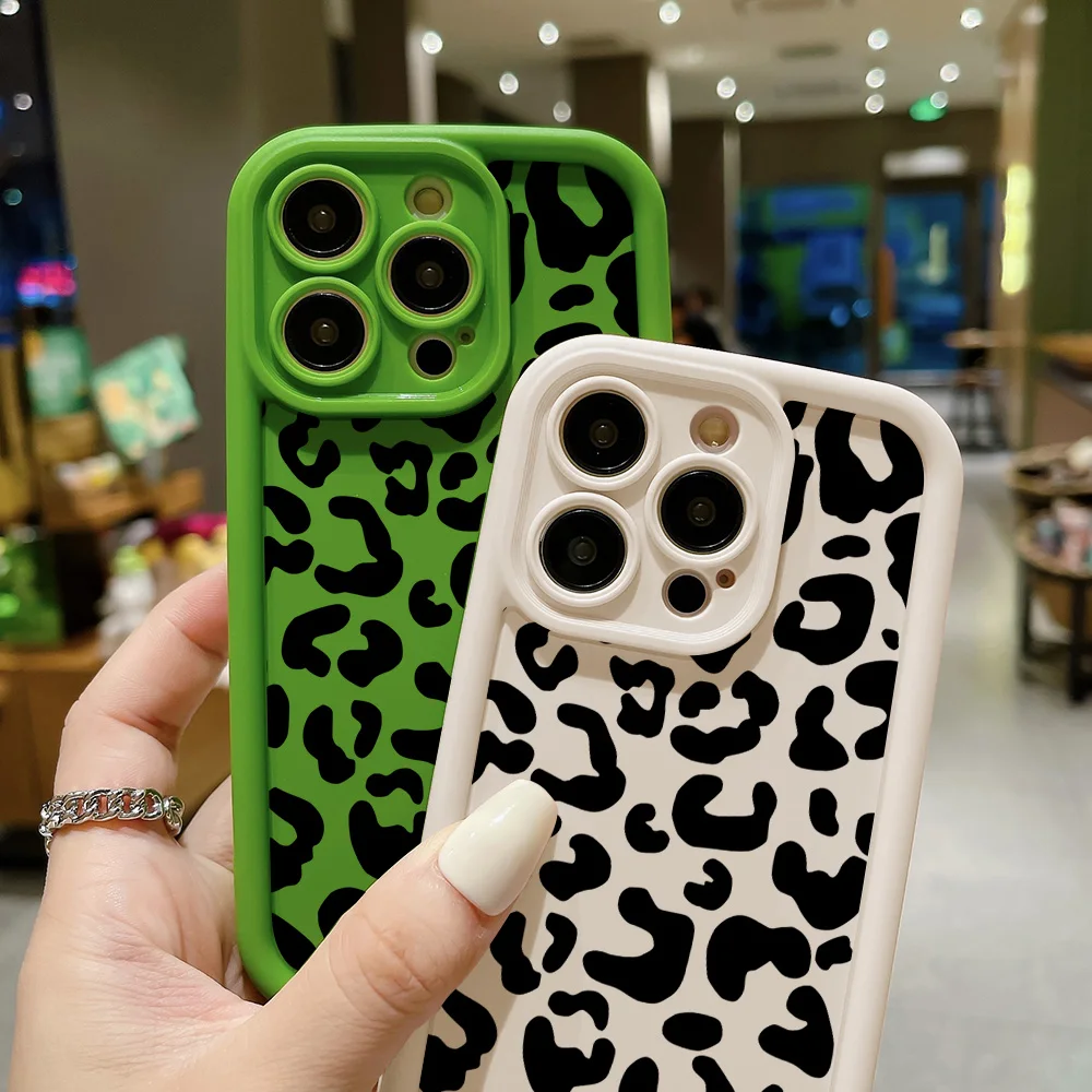Leopard Print Phone Case For Samsung A56 A57 5g A16 S22 S26 Ultra Plus A37 A07 A17 A55 A54 A36 A35 A53 A73 A34 A52 A15 Cover
