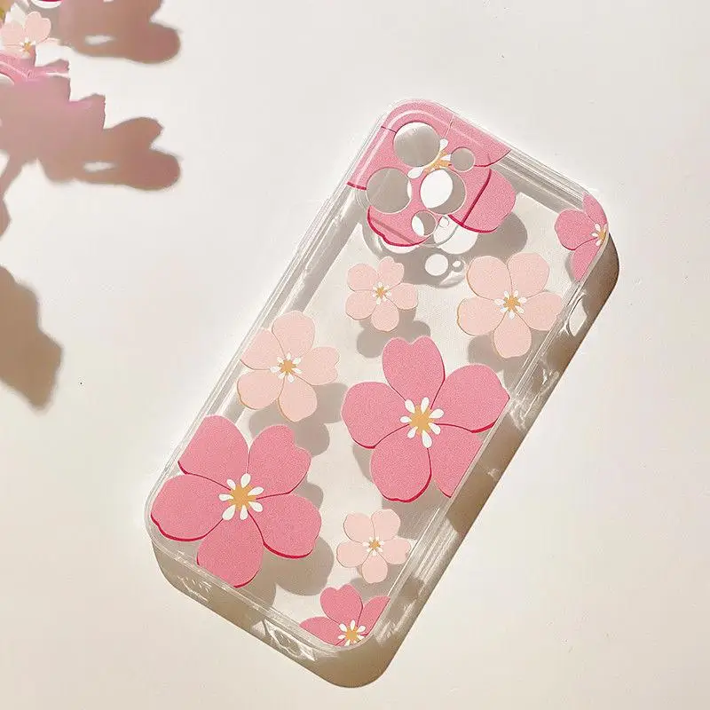 Anime Scenery Flower Pattern Case for Motorola Moto G53 G22 G32 G52 G30 Edge 40 Pro G71 G72 G73 G60S G9 Plus Clear Soft Cover