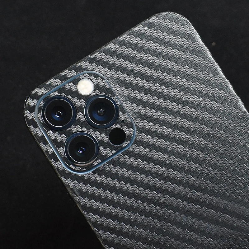 3D Carbon Fiber Skins Film Wrap Phone Back Sticker For iPhone 13 Pro Max 12 Mini SE 2020 11 Pro Max XS MAX XR X 8 7 6S Plus Skin