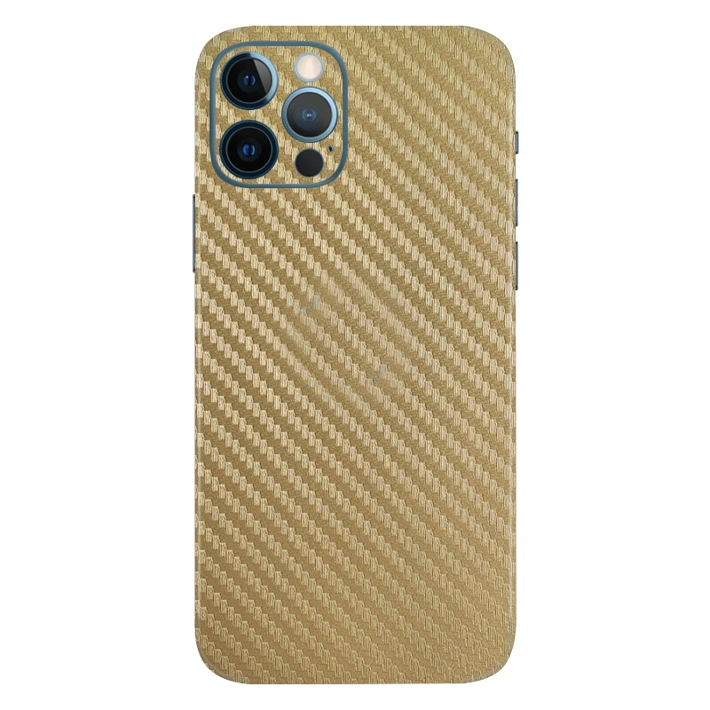 3D Carbon Fiber Skins Film Wrap Phone Back Sticker For iPhone 13 Pro Max 12 Mini SE 2020 11 Pro Max XS MAX XR X 8 7 6S Plus Skin