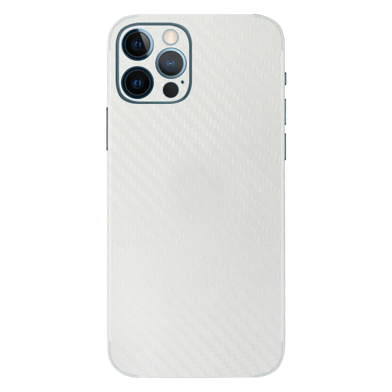 3D Carbon Fiber Skins Film Wrap Phone Back Sticker For iPhone 13 Pro Max 12 Mini SE 2020 11 Pro Max XS MAX XR X 8 7 6S Plus Skin