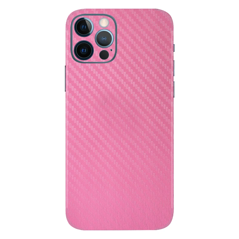 3D Carbon Fiber Skins Film Wrap Phone Back Sticker For iPhone 13 Pro Max 12 Mini SE 2020 11 Pro Max XS MAX XR X 8 7 6S Plus Skin