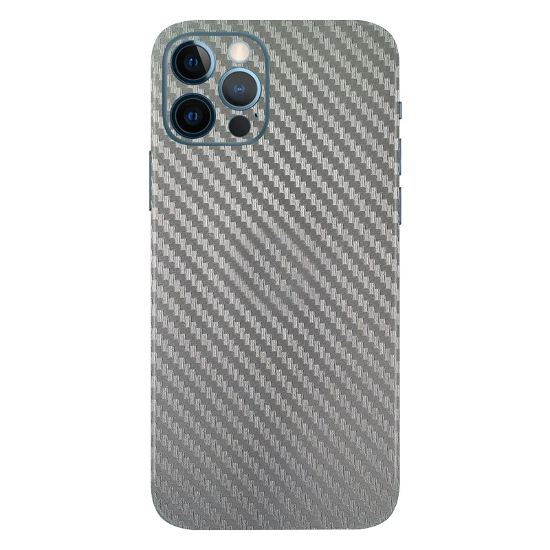 3D Carbon Fiber Skins Film Wrap Phone Back Sticker For iPhone 13 Pro Max 12 Mini SE 2020 11 Pro Max XS MAX XR X 8 7 6S Plus Skin