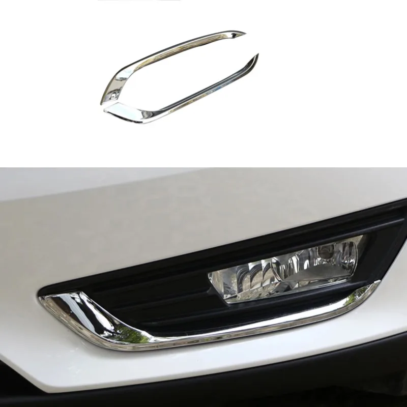 Car Fog Lights Trim Sticker Accessories for Ford Focus 3 MK3 2016 2017 2018 2Pcs/Set ABS Chrome Front Fog Lamps Cover Trim