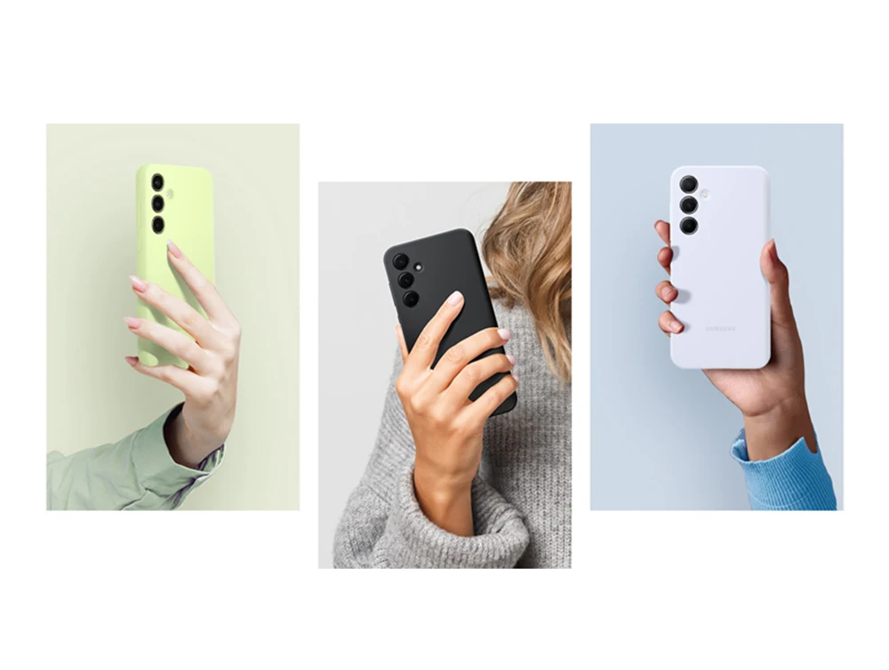 Original For Samsung Galaxy A55 5G Silicone Case Samsung A55 Smartphone Case Silicone Slim EF-PA556